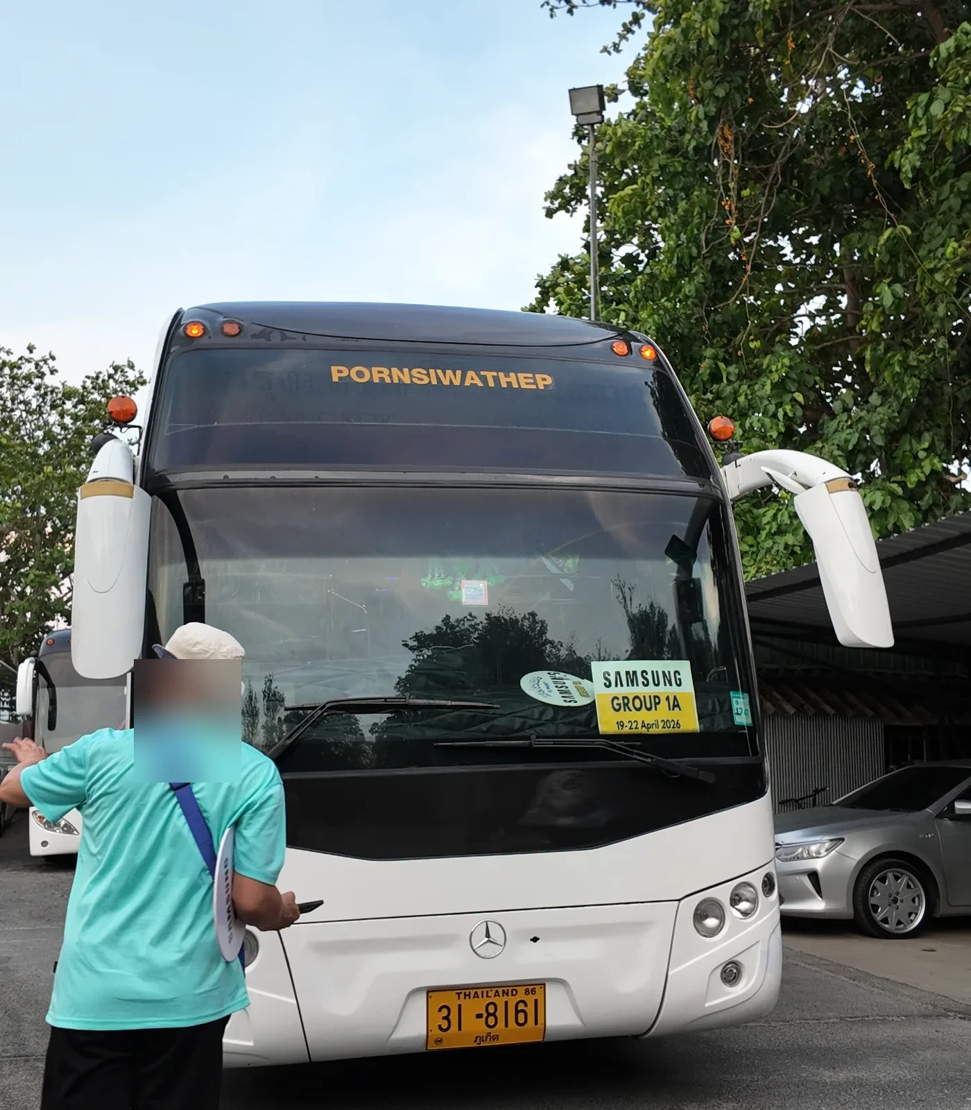 Mercedes tour coach ready for charter